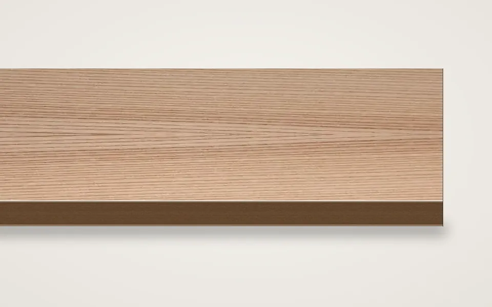 Rotrüster furnierte HDF-Platte 7 mm – 600 × 800 mm, Zuschnitt nach Maß