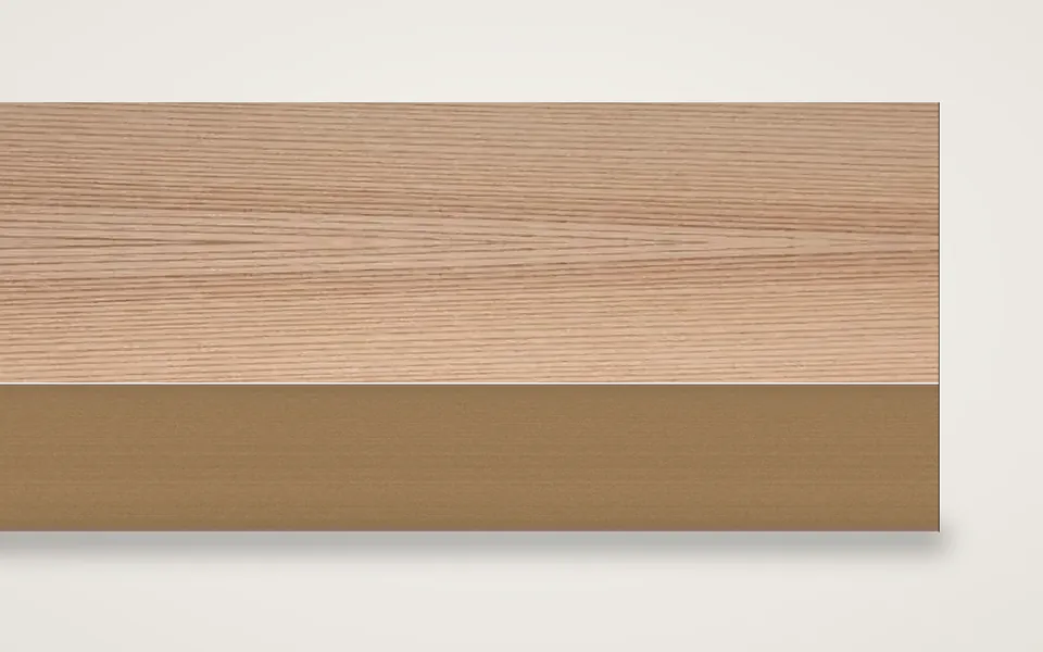 Rotrüster furnierte MDF-Platte 19 mm – 600 × 800 mm, Zuschnitt nach Maß