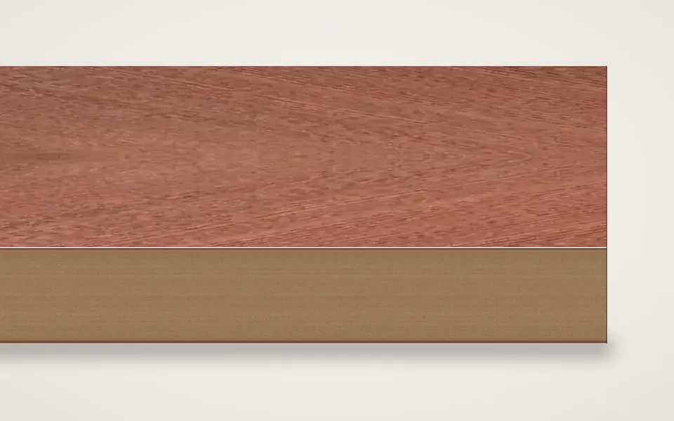 Sapelli furnierte MDF-Platte 19 mm – 500 × 1000 mm, Zuschnitt nach Maß