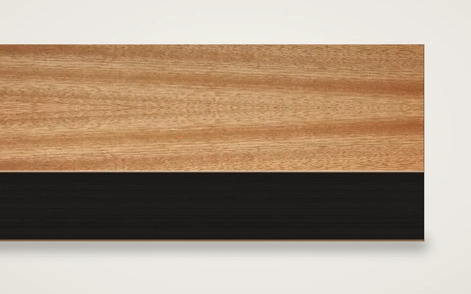 Tiama furnierte MDF-Platte schwarz durchgefärbt 20 mm – 600 × 800 mm, Zuschnitt nach Maß