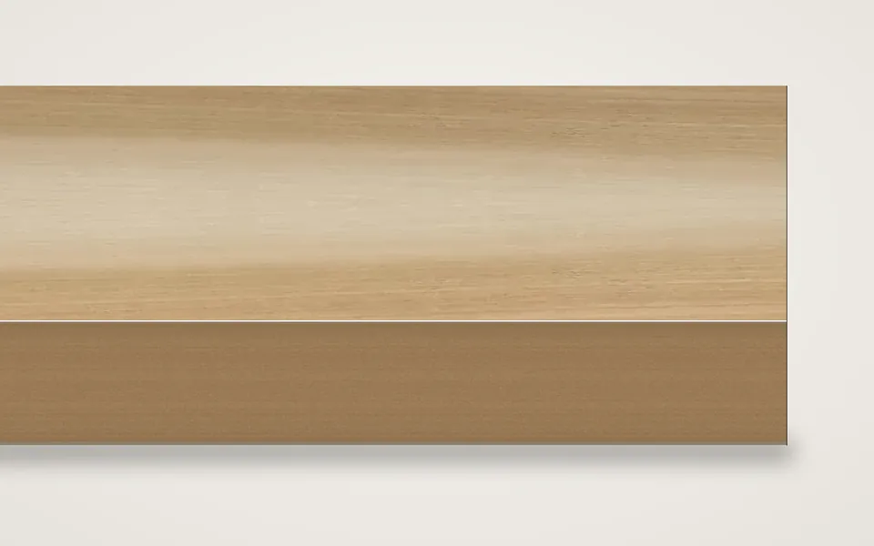 Tulpe furnierte MDF-Platte 19 mm – 600 × 800 mm, Zuschnitt nach Maß