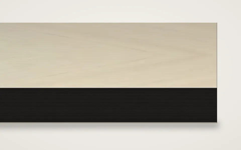 Weissbuche furnierte MDF-Platte schwarz durchgefärbt 20 mm – 600 × 800 mm, Zuschnitt nach Maß