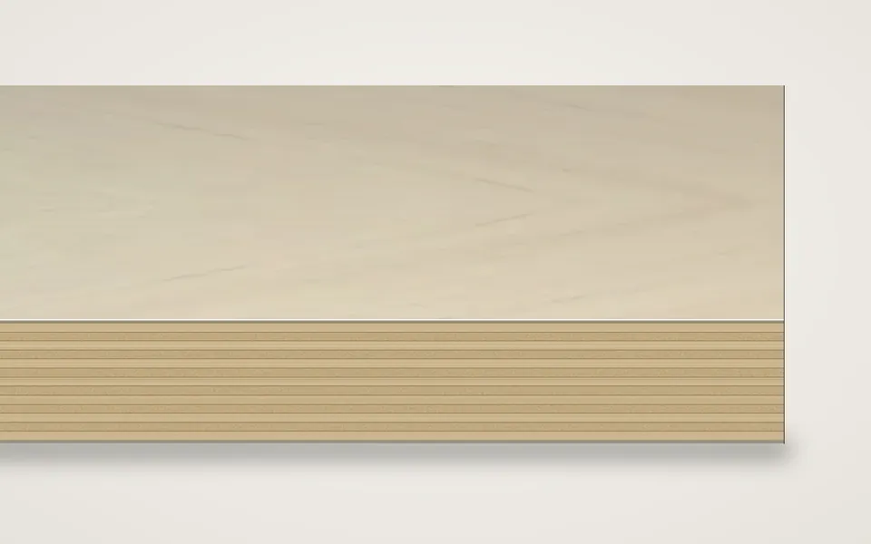 Weissbuche furnierte Multiplexplatte (Birke) 19 mm – 600 × 800 mm, Zuschnitt nach Maß