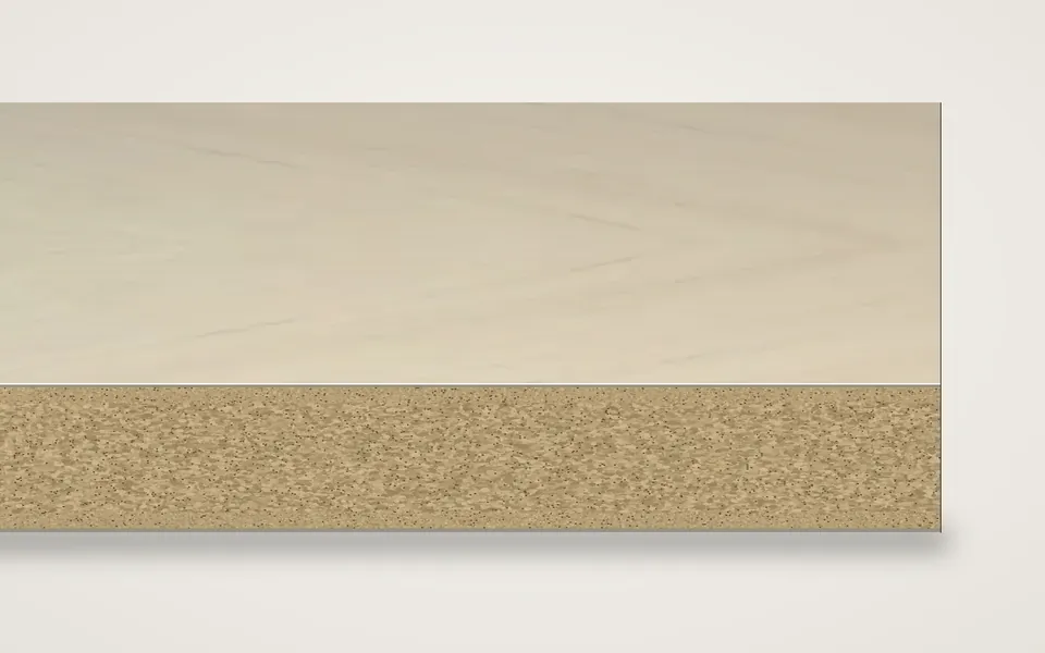 Weissbuche furnierte Spanplatte 19 mm – 500 × 1000 mm, Zuschnitt nach Maß