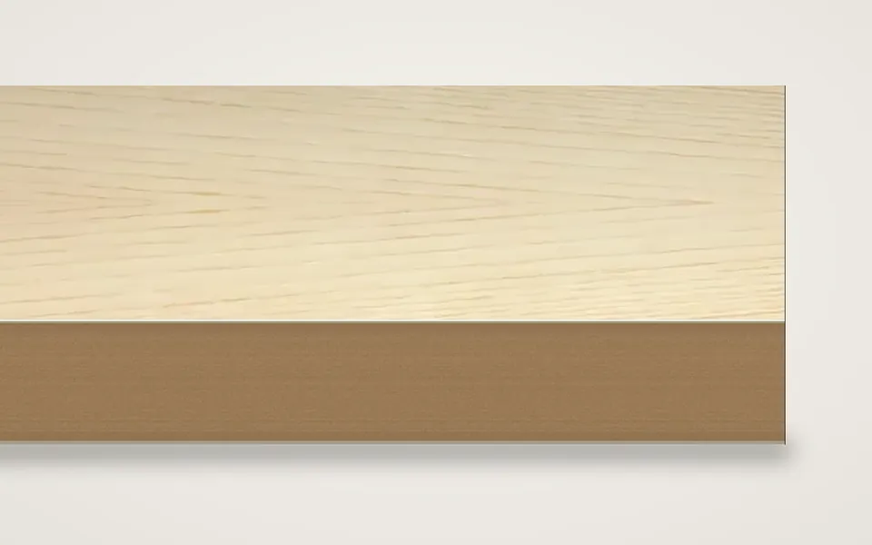 Weissesche furnierte MDF-Platte 19 mm – 600 × 800 mm, Zuschnitt nach Maß