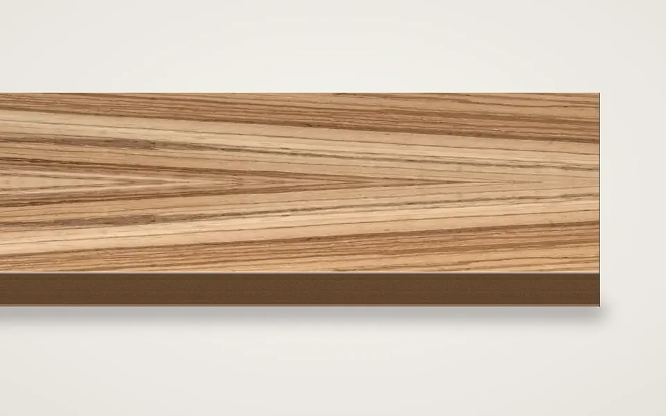 Zebrano furnierte HDF-Platte 7 mm – 600 × 800 mm, Zuschnitt nach Maß