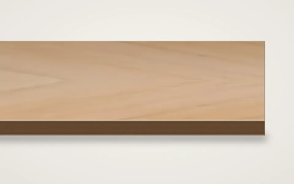 Zeder furnierte HDF-Platte 7 mm – 500 × 1000 mm, Zuschnitt nach Maß